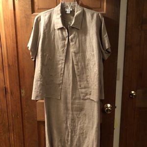 Style & Co Linen Dress w/Jacket
